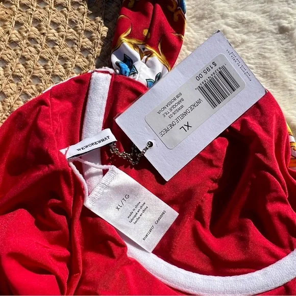 COPY - WeWoreWhat Vintage Danielle Belted One Piece Swimsuit - Picture 13 of 14